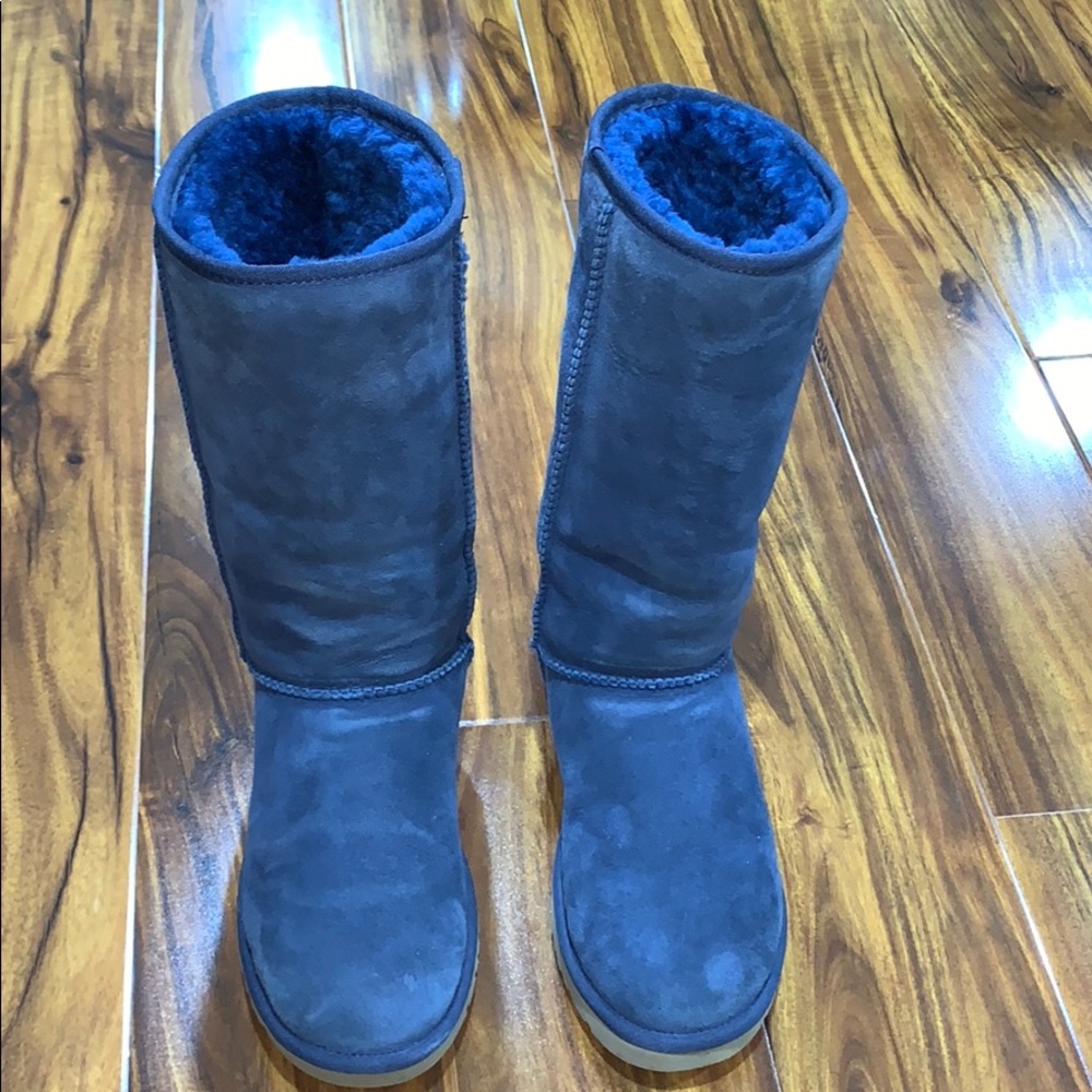 Hardly Worn Navy Blue Uggs!